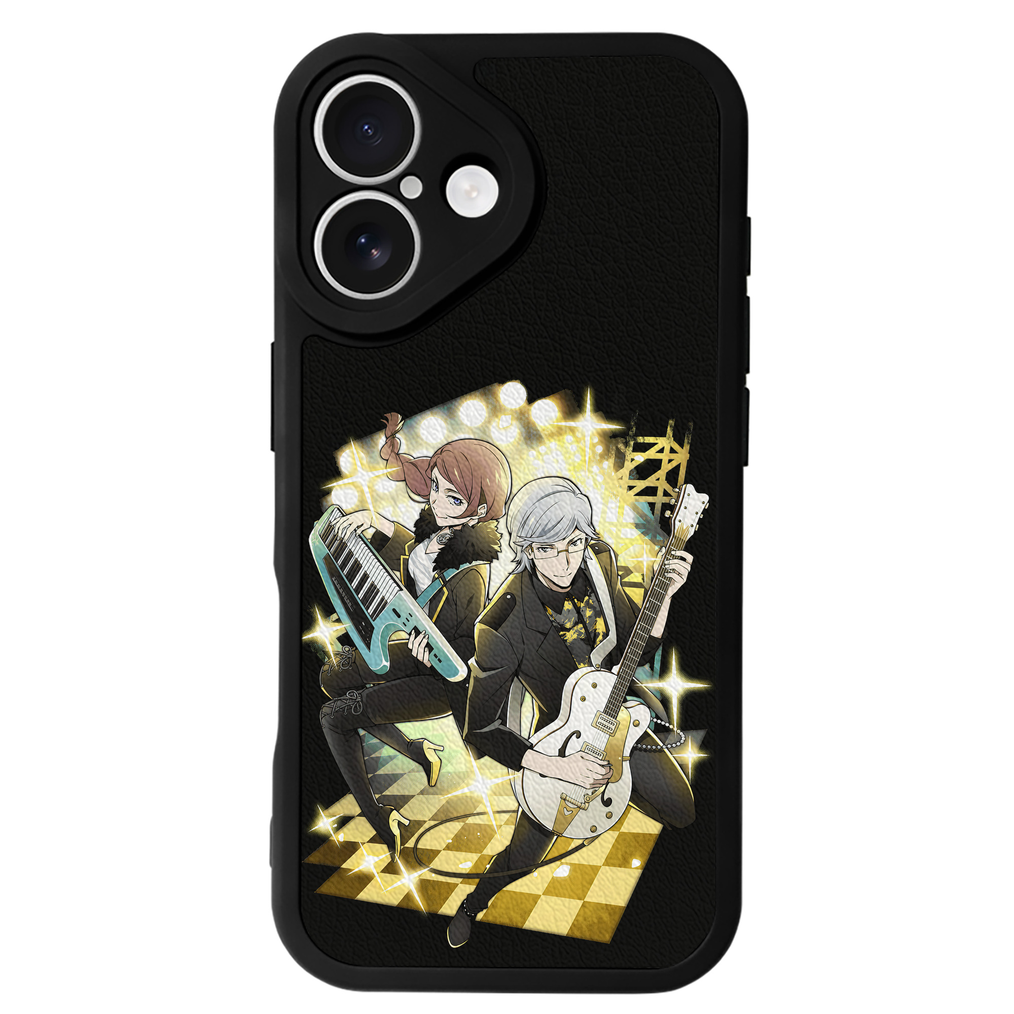 （画像用） 文豪ストレイドッグス Bungo Stray Dogs 【iPhone 16シリーズ対応】シリコンスマホケース（レザー調） 材質：シリコン